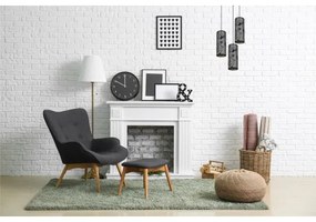 Lampadario a sospensione con filo AVALO 3xE27/60W/230V diametro 35 cm grigio/nero