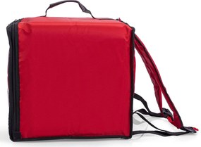 Zaino Borsa Termica Porta Pizze da Asporto 10 Cartoni Safemi Fast 10 Rosso...