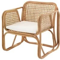 Poltrona in rattan 68x76x68 cm Tika OresteLuchetta