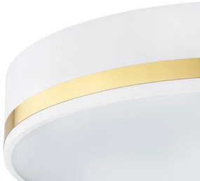 Argon 7034 - Plafoniera AMORE 2xE27/15W/230V diametro 25 cm bianco/oro