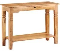 Tavolo Consolle 100x40x76 cm in Legno Massello d'Acacia 338033