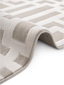 Passatoia grigia/color crema 80x240 cm Perles Onyx – Elle Decoration