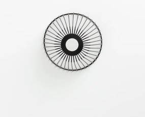 Brilagi - Plafoniera LED a montaggio superficiale CERIA WIRE 1xE27/40W/230V Ø 80 cm nero/rovere