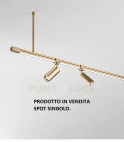 Spot ip65 led 9w 3000k 702lm oro d.4,5cm l.11,5cm outy