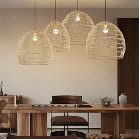 Immax 08261L - Lampadario sospeso con cavo BOHO DELICADO 1xE27/40W/230V Ø 60 cm