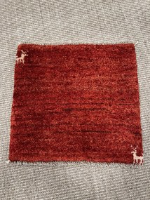 Gabbeh Tappeto persiano 40 x 40 Rosso (Iran) Annodato A Mano