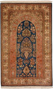 Cashmere Silk Tappeto 160x100 Marrone (Indian) Annodato A Mano
