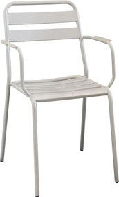 ROMANUS - poltrona da giardino impilabile in ferro