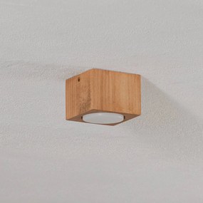 Envostar Ernest Faretto GX53 in legno, angolare
