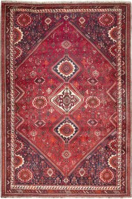 Shiraz Tappeto persiano 220x330 Rosso (Iran) Annodato A Mano