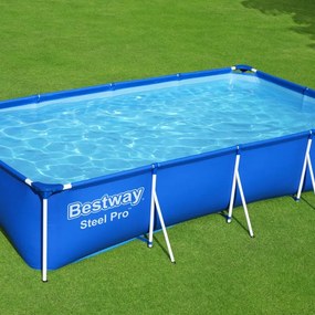 Piscina fuori terra tubolare BESTWAY Steel Pro L int 4 m x 2.11 m  H 0.81 m