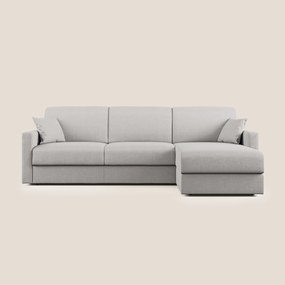 Chris Divano letto angolare con penisola in microfibra smacchiabile T11
