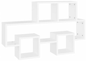 Scaffale parete a forma di auto bianco 82x15x51cm truciolato