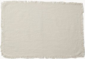 Set di 4 tovagliette americane in cotone Leo