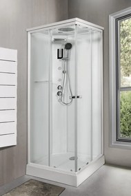 Cabina doccia idromassaggio rettangolare Anelis 70 x 90 cm