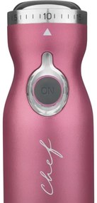 Sencor - Frullatore a immersione 4in1 1200W/230V acciaio inox/rosa