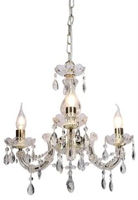 Lampadario a sospensione con catena MARIA TERESA 3xE14/40W/230V