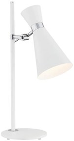 Argon 3890 - Lampada da tavolo LUKKA 1xE27/15W/230V bianca