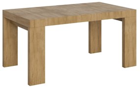 Tavolo estensibile 90x160/264 cm Roxell, L.160 P.90 H.77 cm (allungabile fino a 264 cm) / Quercia Natura