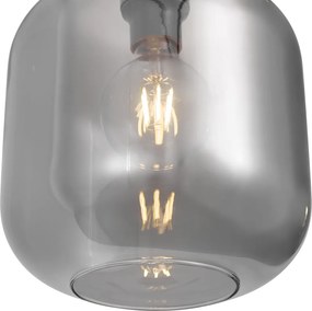 Lampada a sospensione di design in ottone con vetro fumé per sistema a binario monofase - Iconic Zuzanna