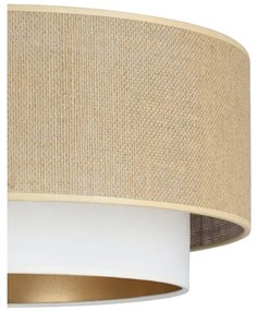 Plafoniera SARTA 1xE27/60W/230V bianco/iuta