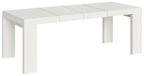 Tavolo allungabile Roxell Premium in diverse dimensioni e finiture, Bianco Frassino / 90x180/440 cm