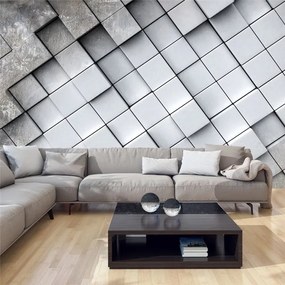 Fotomurale  Gray background 3D  Colore Grigio, Dimensioni e Misure 350x245