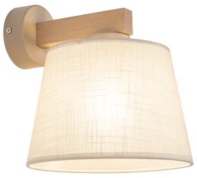 Brilagi - Lampada da parete LATTE SABIA 1xE27/15W/230V pino/beige