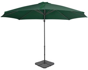 Ombrellone Da Giardino Con Base Portatile Antracite /