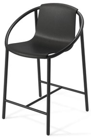 Sgabello da bar in plastica nera 90 cm Ringo - Umbra