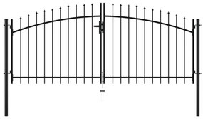 Cancello Doppio Con Punte A Lancia 300x150 Cm /