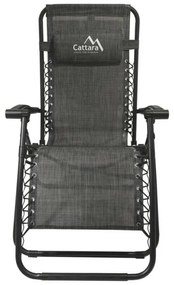 Sedia pieghevole regolabile antracite