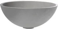 Lavandino da appoggio 'Spot Cement Basin' in resina e cemento 39,5x16h cm by Cipi