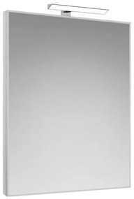 Specchio con illuminazione integrata bagno rettangolare Frame L 60 x H 80 x P 2.5 cm