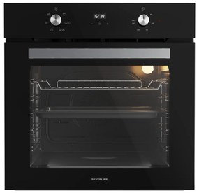 Forno da incasso elettrico multifunzione ventilato SILVERLINE BO6502 nero