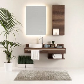 Tappetino per il bagno beige 70x120 cm Bati – Restilo
