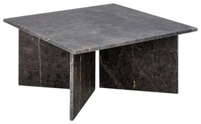 Tavolino in marmo nero 90x90 cm Vega - Actona