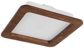 Lampada LED da incasso WOODY SPOT 17W 230V 3000K ciliegio 18,5x18,5 cm