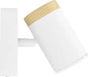 Eglo 300003 - Applique da parete orientabile per bagno CONSUMA 1xGU10/3W/230V IP44 bianco/beige