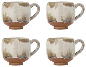 Tazzine in set per cappuccino in gres 4 pz 200 ml Jade – Bloomingville