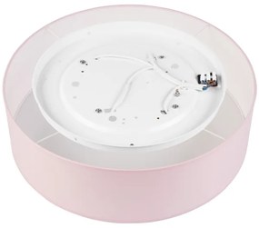 Plafoniera SIRJA PASTEL DOUBLE 4xE27/15W/230V diametro 45 cm rosa