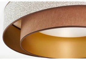 Brilagi - Plafoniera LED VEGAS SHINE LED/24W/230V diametro 60 cm marrone