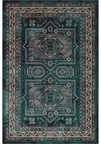 Tappeto in lana color petrolio 133x180 cm Mia - Agnella