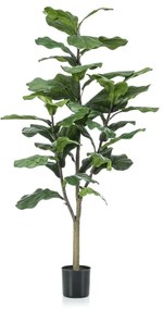 Emerald Pianta di Ficus Lyrata Artificiale 120 cm