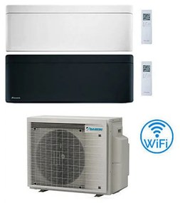 Daikin - Climatizzatore garanzia italia Stylish Bianco WiFi Dual Split Inverter 9000 + 9000 btu con u.e. 2MXM40A9 Classe a+++/a++ novita' 2024