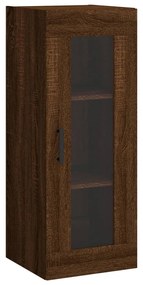 Mobile a parete rovere marrone 34,5x34x90 cm