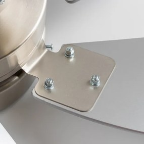 ZEVENTI - Ventilatore da soffitto FAMARA 1xE14/60W/230V grigio