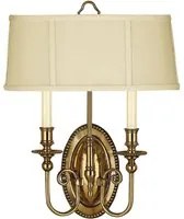 Applique Classica Cambridge Ottone Brunito 2 Luci E14