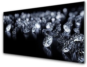 Quadro di vetro Arte dei diamanti 100x50 cm