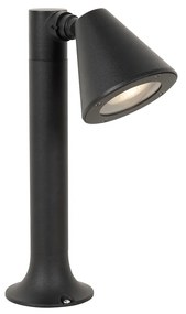 Paletto da esterno moderno nero 30 cm IP44 orientabile - Ciara